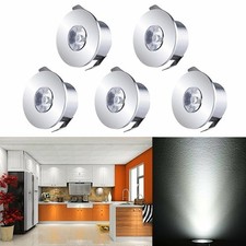 5x LED recessed spotlights Recessed lights Lamp Minispot LED 230V 1W spotlight.