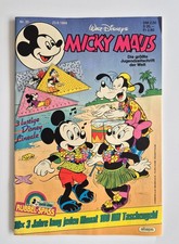 Micky Maus Nr. 35 von 1989  mit Beilage 3 lustige Disney Lineale Sehr gut