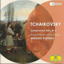 2 CD Tchaikovsky Symphonien Nr. 4-6, Mikhail Pletnev, Russian National Orchestra