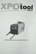 XPOtool MIG100 Inverter Fülldraht-Schweißgerät ohne Gas IGBT inkl. Zubehör Spule
