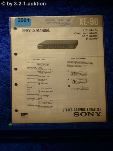 Sony service manual - sony,