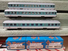 ROCO H0 AC , 3x Mintling, 2x 44246(4265S) 2.Kl. +44247  1./2.Kl. DB (Silberling)