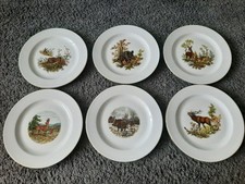 Tellerset 6-tl.Porzellan "R" WUNSIEDEL Bavaria