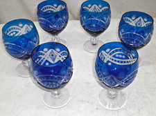 6x wunderschön Bleikristall