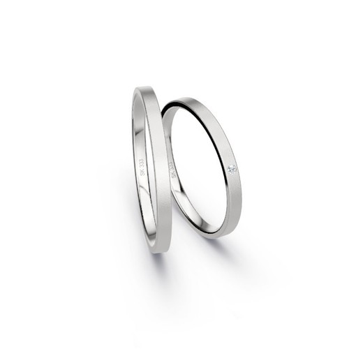 Trauringe 333er weissgold - trauringe,