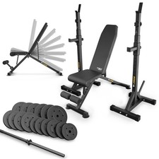 Hantelbank mit Gewichten Set