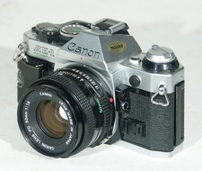 CANON AE-1 PROGRAM SPIEGELREFLEXKAMERA SLR MIT CANON FD 1,8/50 MM OBJEKTIV