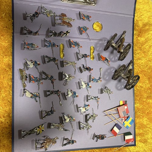 Konvolut bemalte zinnfiguren - konvolut,