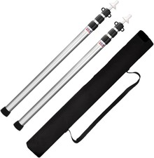 2X TELESKOP ZELTSTANGE ALU