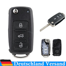 Klappschlüssel 3 Tasten Autoschlüssel Gehäuse Ersatz für VW Skoda Seat Golf T5