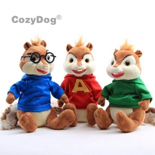 Chipmunks plüschtiere sitzen - chipmunks,