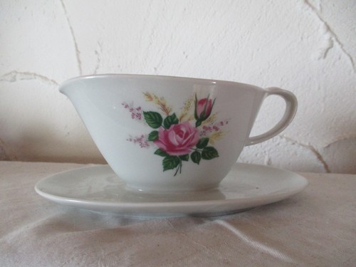 Vintage porzellan sauciere - porzellan,