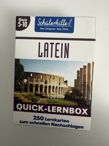 Latein quick lernbox klasse - quick-lernbox,