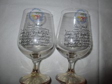 2 Biertulpen Gläser DDR mit