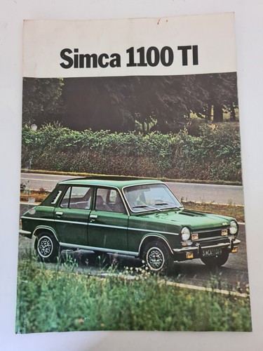 Simca 1100 prospekt - 1100, ti