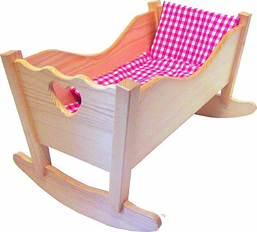 Puppenwiege fichte - puppenwiege,