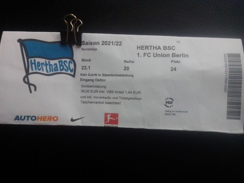 Hertha bsc union - bsc, berlin