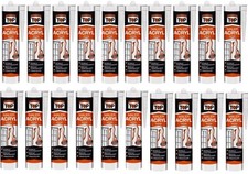 Acryl Bauacryl 20 x Dichtmasse EUR 5,92/ltr T0P Maleracryl Fugendicht 300ml weiß