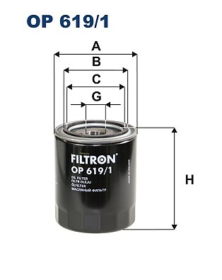 Filtron 619 ölfilter - filtron, 619/1