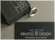 Ernstes Design Ring Edelstahl Gr. 57 / 18,1mm gebraucht
