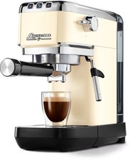 Tchibo Siebträger Espressomaschine „Lapressa“, cremeweiss