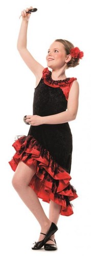 Flamenco kostüm kleid - flamenco, kinder
