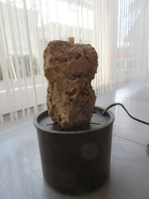 ஐ Zimmer-Brunnen ஐ  elektrischer Luftbefeuchter * Pflanzen Tuffstein Hydrokultur