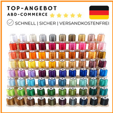 Maschinenstickgarn Set 80 Farben 500m Polyester Stickerei