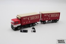 Herpa MAN F2000 Kühlkoffer-Hängerzug "Mon Cheri" Umbau 1:87 /HU23864