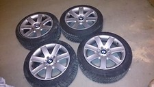 BMW E46 Alufelgen 8x17 Kompletträder 109450613 Winterreifen DUNLOP 205/50R17 93V