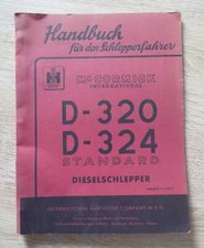 Mc Cormick Schlepper D320 + D324 Betriebsanleitung