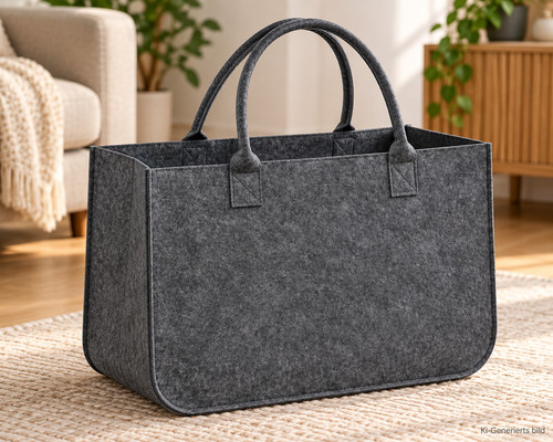 Filztasche kaminholztasche - filztasche,