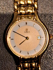 NOBLIA Damen Uhr "LÄUFT"*NEUE BATTERIE* schöne Uhr*VINTAGE 'JAPAN*