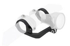 Fahrrad Lampen Halterung für Front Scheinwerfer Lenker Ø 31,8mm Licht Halterung