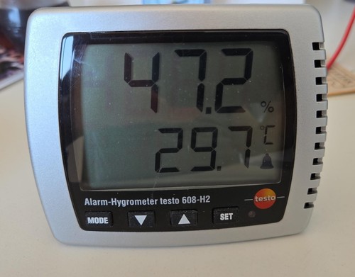 Testo 608 alarm hygrometer - testo, alarm-hygrometer