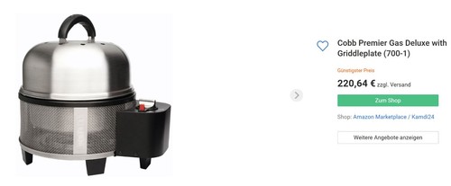 Cobb grill gas mit - mit, viel