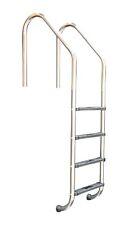 Pool Leiter Treppe Edelstahl V2A mit 4 Stufen für Schwimmbecken bis 150cm Tiefe 