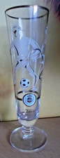  WM Glas Warsteiner Bierglas Tulpe WM 2010  Design Abwehr Fußball 