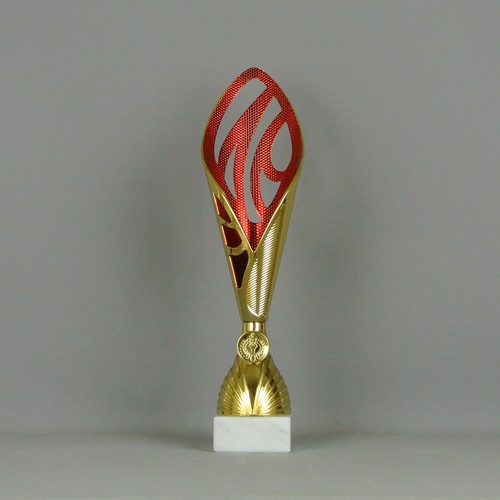 Pokal gold rot mit - 33, /
