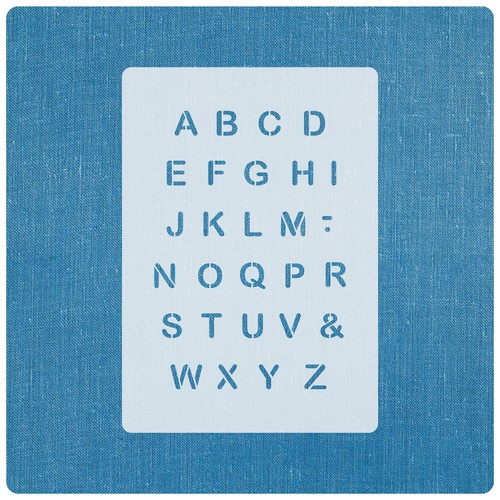 Schablone buchstaben 1cm - schablone,