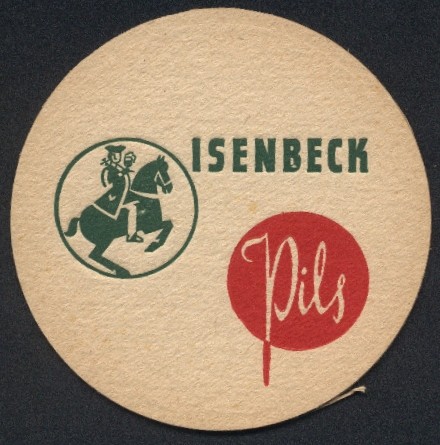 Bierdeckel isenbeck - bierdeckel, isenbeck,