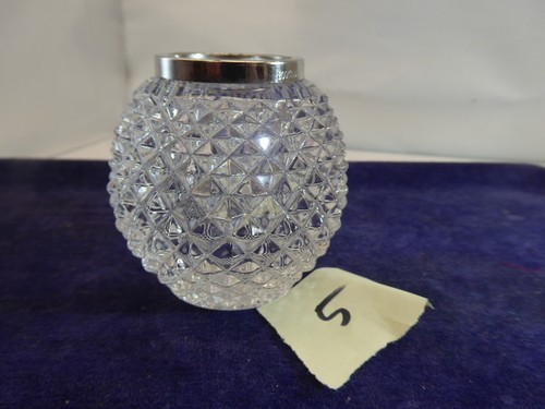 Kleine bleikristall vase mit - kleine,