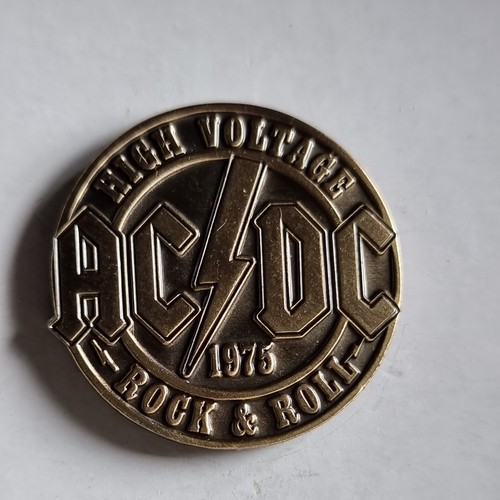 Heavy metal acdc - band, badge