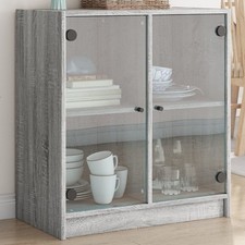 Beistellschrank mit Glastüren