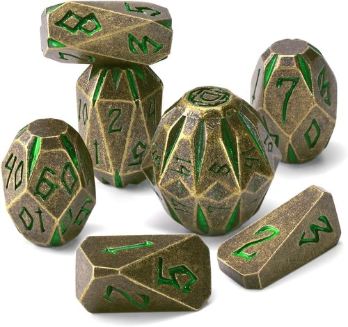 Dnd würfel set metall - dnd,