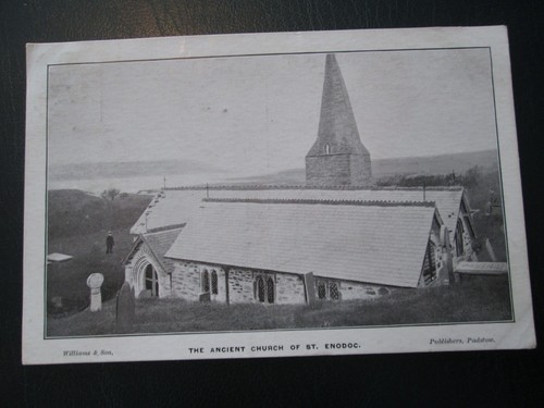 Postkarte der alten kirche - kirche, st