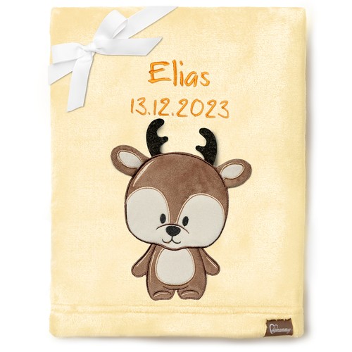 Personalisierte babydecke mit - babydecke,