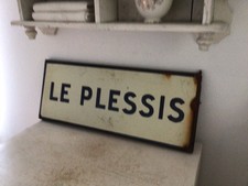 Altes Emaille Schild Blechschild Shabby Frankreich Brocante Landhaus Country