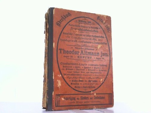 Adreßbuch der stadt erfurt - stadt,