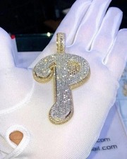Customize P Letter Pendant 14K